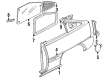 Pontiac LeMans Door Moldings Diagram - 90401958