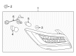 Buick Tail Light Diagram - 9011017