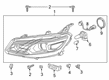 2024 Chevy Malibu Headlight Diagram - 84650575