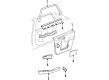 Pontiac Door Moldings Diagram - 10180495