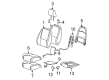 Chevy Equinox Seat Cushion Pad Diagram - 89041752