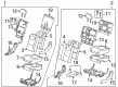 2009 Saturn Vue Seat Cushion Pad Diagram - 96839530