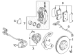 Cadillac CTS Brake Calipers Diagram - 84229176