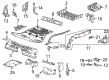 Cadillac CT5 Underbody Splash Shield Diagram - 84646630
