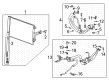 Cadillac CT4 A/C Compressor Diagram - 84879381