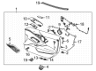 2022 Chevy Corvette Power Window Switch Diagram - 85108406