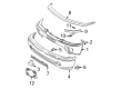 GMC Sierra 2500 HD Bumper Diagram - 12479754