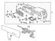 Cadillac Automatic Transmission Shift Levers Diagram - 84537117