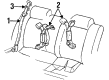 2000 Chevy Lumina Seat Belt Diagram - 88899575