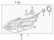 Chevy Volt Headlight Diagram - 84398990