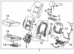 Cadillac XTS Seat Cushion Pad Diagram - 84406600