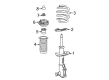 2022 GMC Terrain Shock Absorber Diagram - 84230380