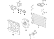 Buick Radiator fan Diagram - 95026336