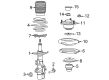 Cadillac CT5 Shock Absorber Diagram - 84810462