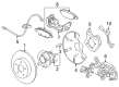 Chevy Cruze Brake Calipers Diagram - 13529263