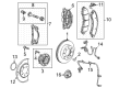 GMC Brake Calipers Diagram - 13540826