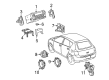 Pontiac Vibe Car Speakers Diagram - 19184453