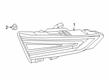 2019 Cadillac CT6 Back Up Light Diagram - 84581524