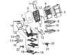 GMC Seat Cushion Pad Diagram - 85112729