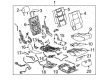 GMC Yukon Seat Cushion Pad Diagram - 23470750