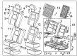 2011 Chevy HHR Seat Cushion Pad Diagram - 22732905