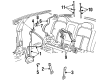 Oldsmobile Seat Belt Diagram - 12530960