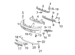 GMC Yukon XL 2500 Bumper Diagram - 25890766
