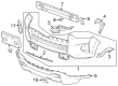 Chevy Colorado Bumper Diagram - 85617700