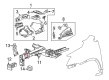 Chevy Trax Engine Mount Bracket Diagram - 20771927