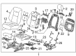 Cadillac XT5 Seat Cushion Pad Diagram - 84718413