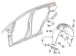 Chevy Bolt EV Fender Splash Shield Diagram - 42821508
