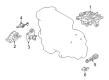 Chevy City Express Engine Mount Diagram - 19316068