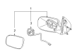 Saturn Side View Mirrors Diagram - 15935753