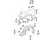 2002 Chevy Prizm Fender Splash Shield Diagram - 94857074