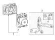 Chevy Silverado 3500 HD ABS Control Module Diagram - 84609554