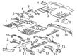 Chevy Silverado 2500 HD Floor Pan Diagram - 20939876
