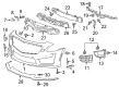 Cadillac Bumper Diagram - 84187213