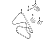 Oldsmobile Intrigue Water Pump Pulley Diagram - 12553861