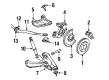 Chevy S10 Blazer Brake Backing Plate Diagram - 15638248
