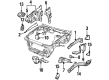 Buick Skylark Fender Splash Shield Diagram - 14103441