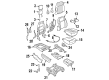 Oldsmobile Seat Cushion Pad Diagram - 12454793