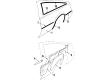 1987 Chevy Cavalier Door Moldings Diagram - 20569034
