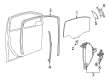 Chevy Spark EV Window Channel Diagram - 95950167
