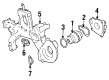 Oldsmobile Water Pump Gasket Diagram - 12583049