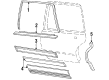 Oldsmobile 98 Door Moldings Diagram - 20515992