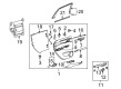 Cadillac Door Lock Actuator Diagram - 13579540
