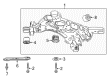 Buick Enclave Control Arm Bracket Diagram - 23392674
