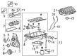 Chevy Corvette Oil Pan Gasket Diagram - 12623359