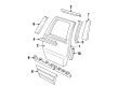 Oldsmobile Door Moldings Diagram - 10236838