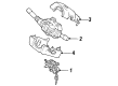 Chevy Tracker Ignition Lock Assembly Diagram - 91176621